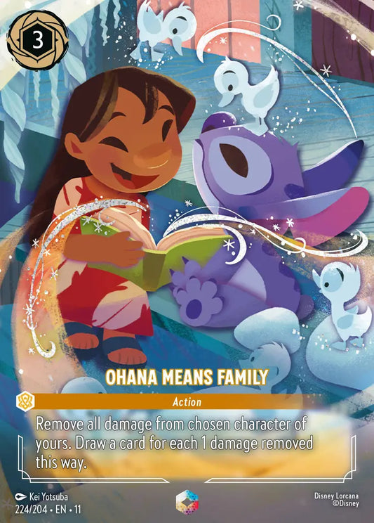 Ohana Means Family - 224/204 - Enchanted - Winterspell - Disney Lorcana