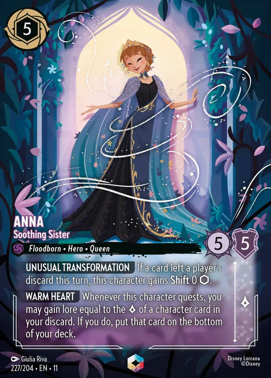 Anna - Soothing Sister - 227/204 - Enchanted - Winterspell - Disney Lorcana