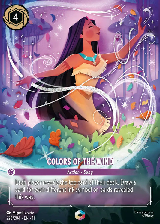 Colors of the Wind - 228/204 - Enchanted - Winterspell - Disney Lorcana