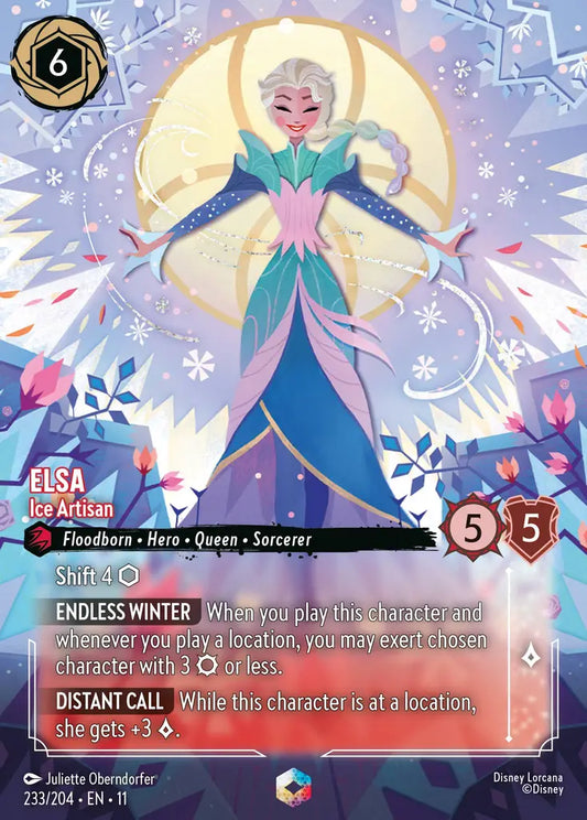 Elsa - Ice Artisan - 233/204 - Enchanted - Winterspell - Disney Lorcana