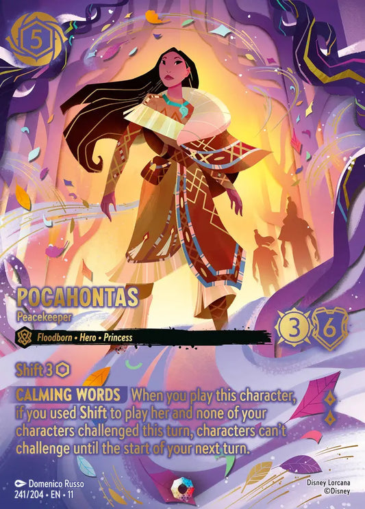 Pocahontas - Peacekeeper - 241/204 - Iconic - Winterspell - Disney Lorcana