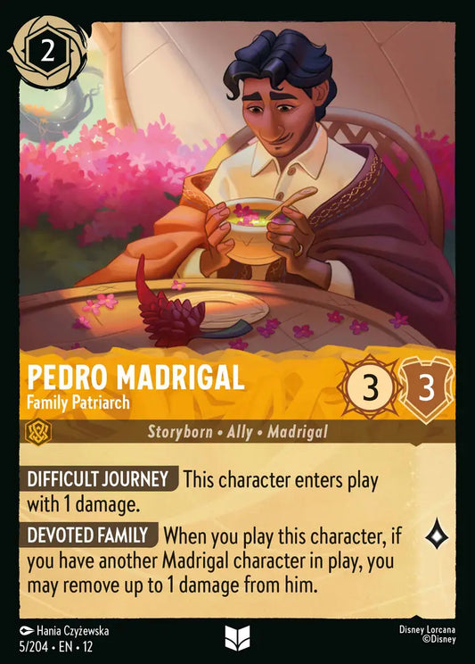 Pedro Madrigal - Family Patriarch - 5/204 - Uncommon - Wilds Unknown - Disney Lorcana