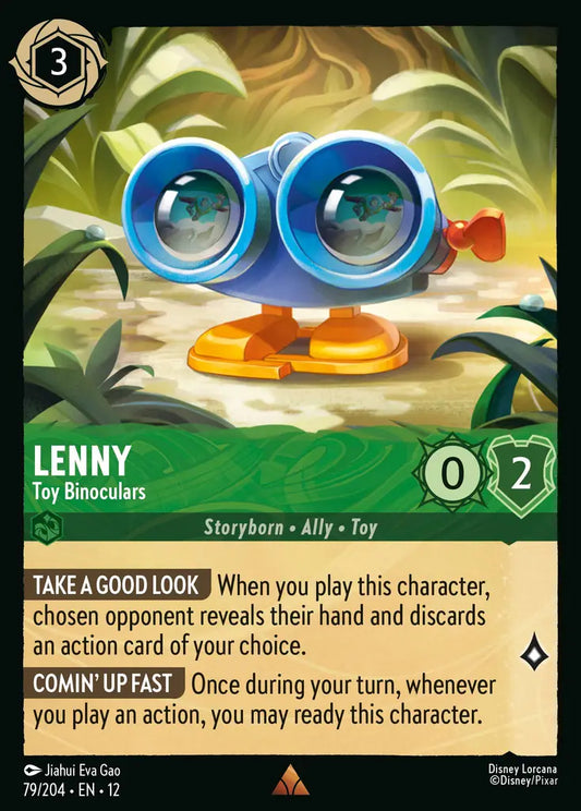 Lenny - Toy Binoculars - 79/204 - Rare - Wilds Unknown - Disney Lorcana