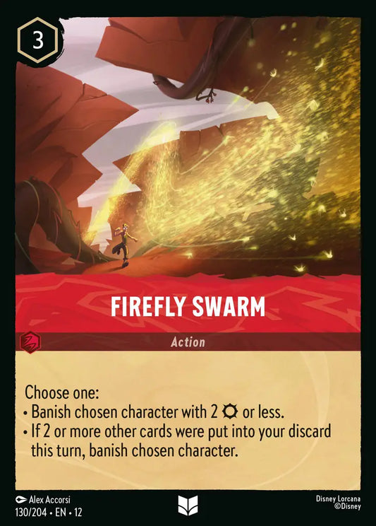 Firefly Swarm - 130/204 - Uncommon - Wilds Unknown - Disney Lorcana
