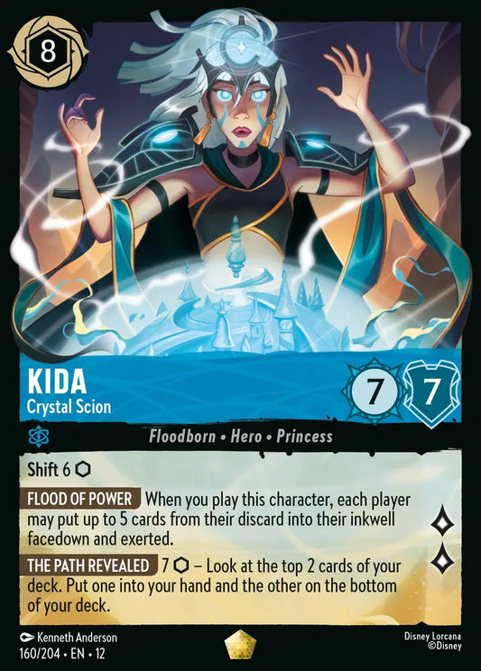 Kida - Crystal Scion - 160/204 - Legendary - Wilds Unknown - Disney Lorcana