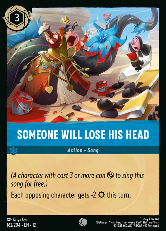 Someone Will Lose his Head - 162/204 - Common - Wilds Unknown - Disney Lorcana