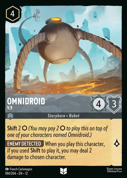 Omnidroid - V.9 - 184/204 - Uncommon - Wilds Unknown - Disney Lorcana