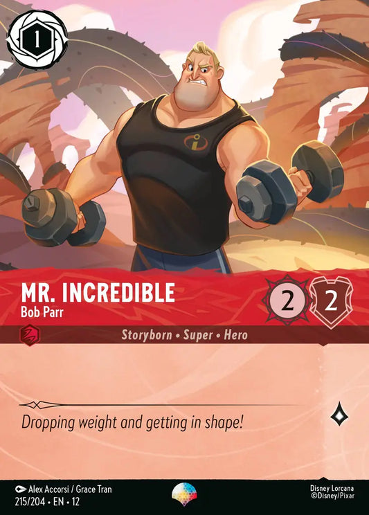 Mr. Incredible - Bob Parr - 215/204 - Epic - Wilds Unknown - Disney Lorcana