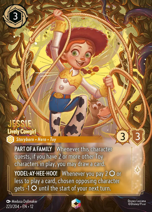 Jessie - Lively Cowgirl - 223/204 - Enchanted - Wilds Unknown - Disney Lorcana