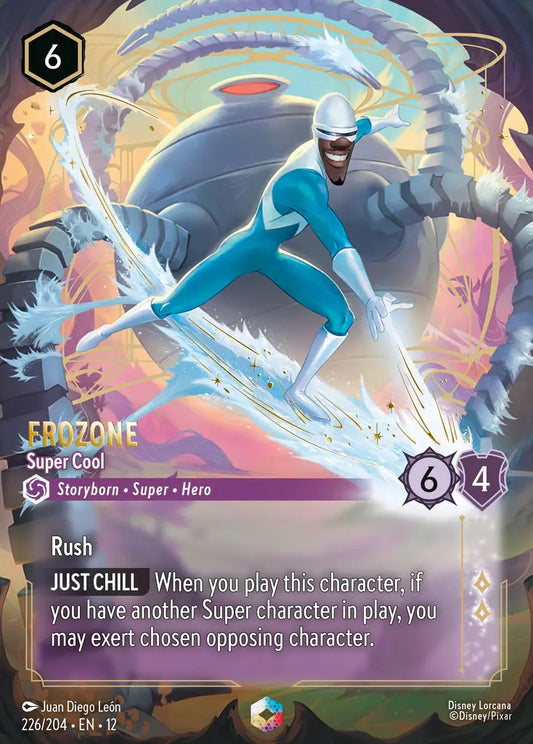 Frozone - Super Cool - 226/204 - Enchanted - Wilds Unknown - Disney Lorcana