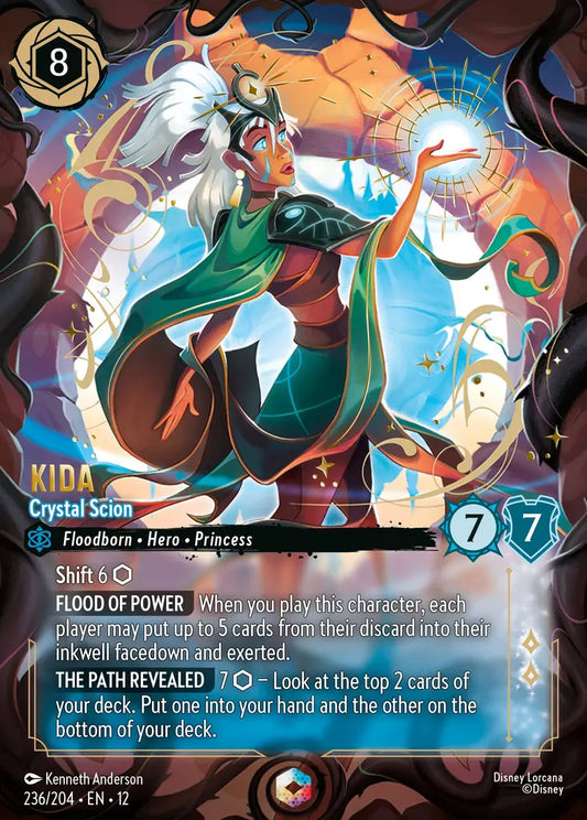 Kida - Crystal Scion - 236/204 - Enchanted - Wilds Unknown - Disney Lorcana