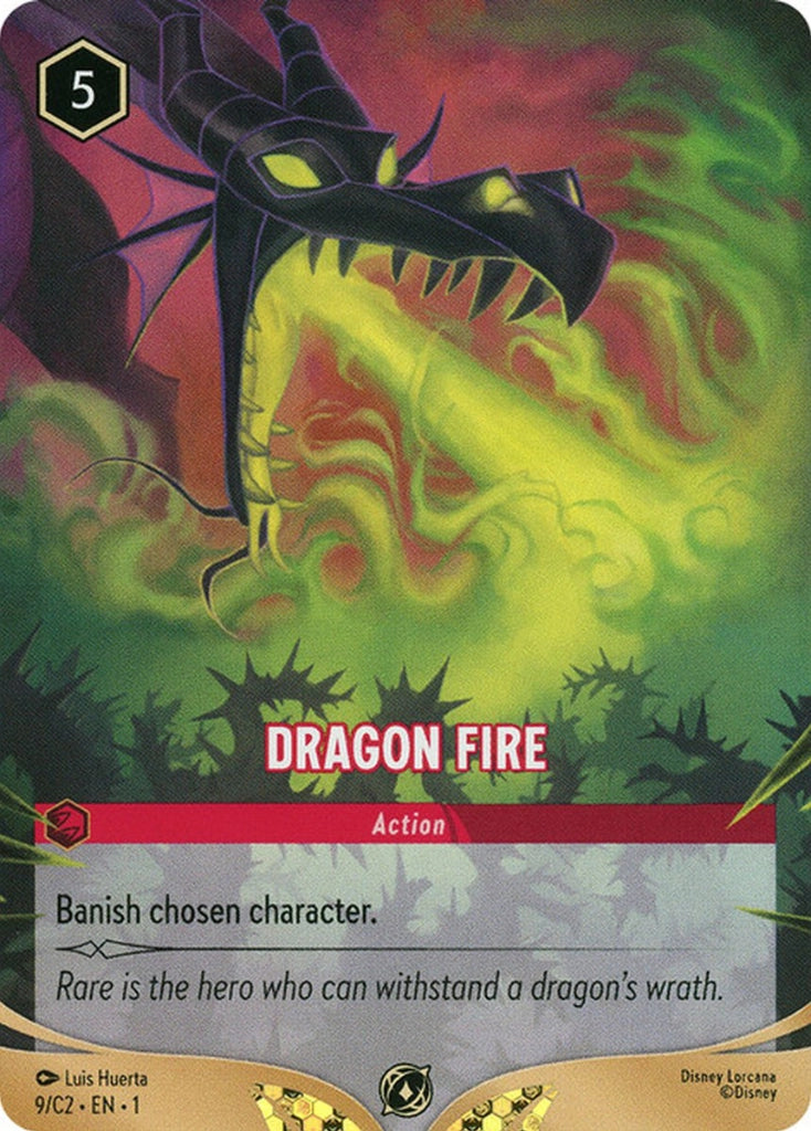 Dragon Fire - 9/C2 EN1 - Promo - Disney Lorcana