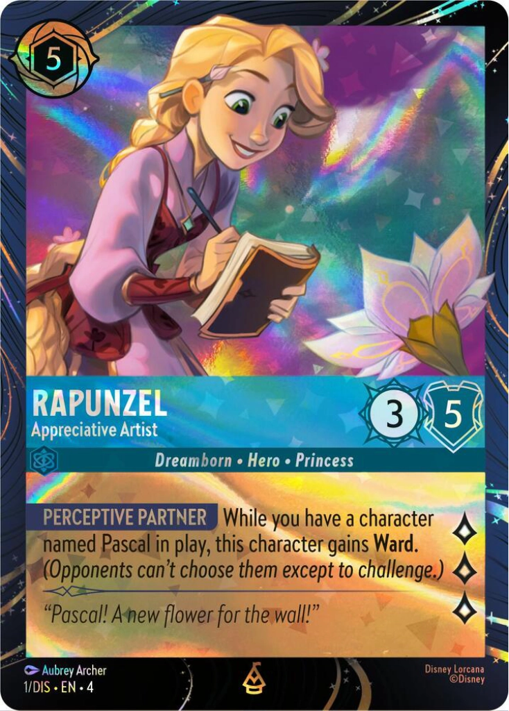 Rapunzel - Appreciative Artist - 1/DIS EN4 - Promo - Disney Lorcana