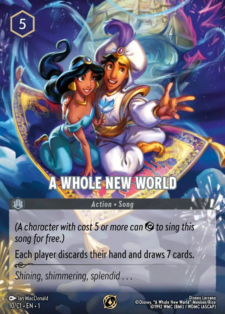 A Whole New World - 10/C1 EN1 - Promo - Disney Lorcana