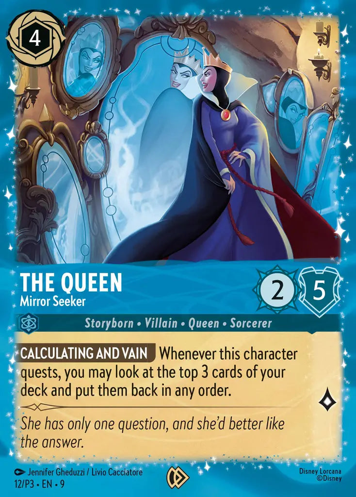 The Queen - Mirror Seeker - 12/P3 EN9 - Promo - Disney Lorcana