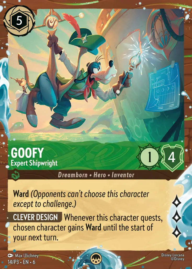 Goofy - Expert Shipwright - 14/P3 EN6 - Promo - Disney Lorcana