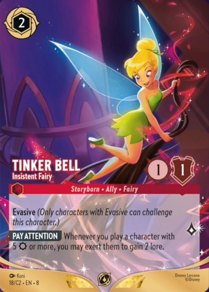 Tinker Bell - Insistent Fairy - 18/C2 EN8 - Promo