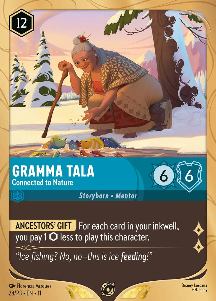 Gramma Tala - Connected to Nature - 28/P3 EN11 - Promo - Disney Lorcana