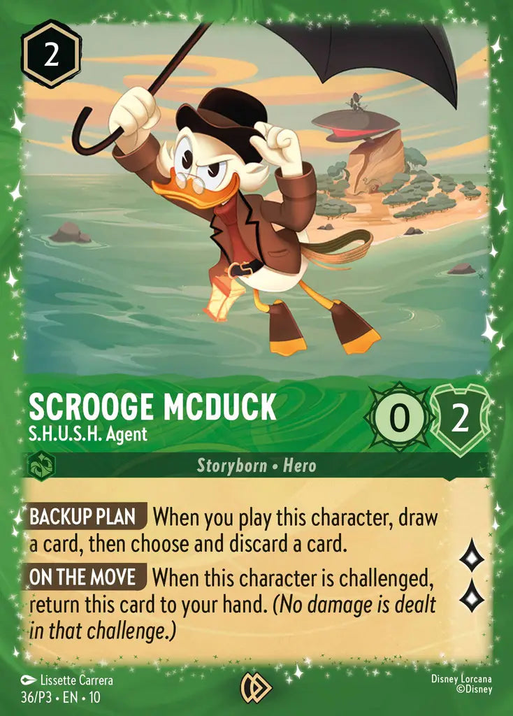 Scrooge McDuck - S.H.U.S.H. Agent - 36/P3 EN10 - Promo - Disney Lorcana