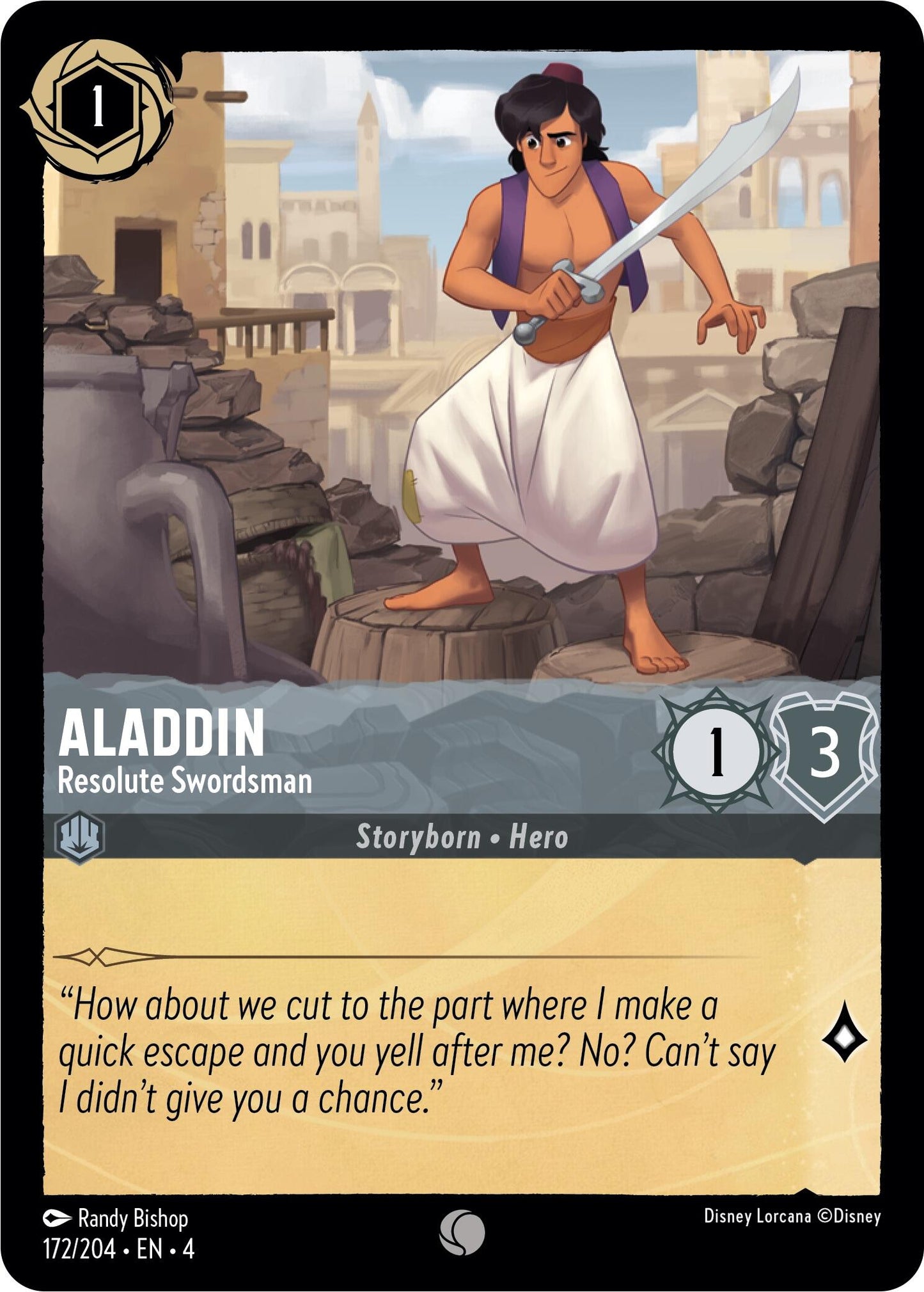 Aladdin - Resolute Swordsman