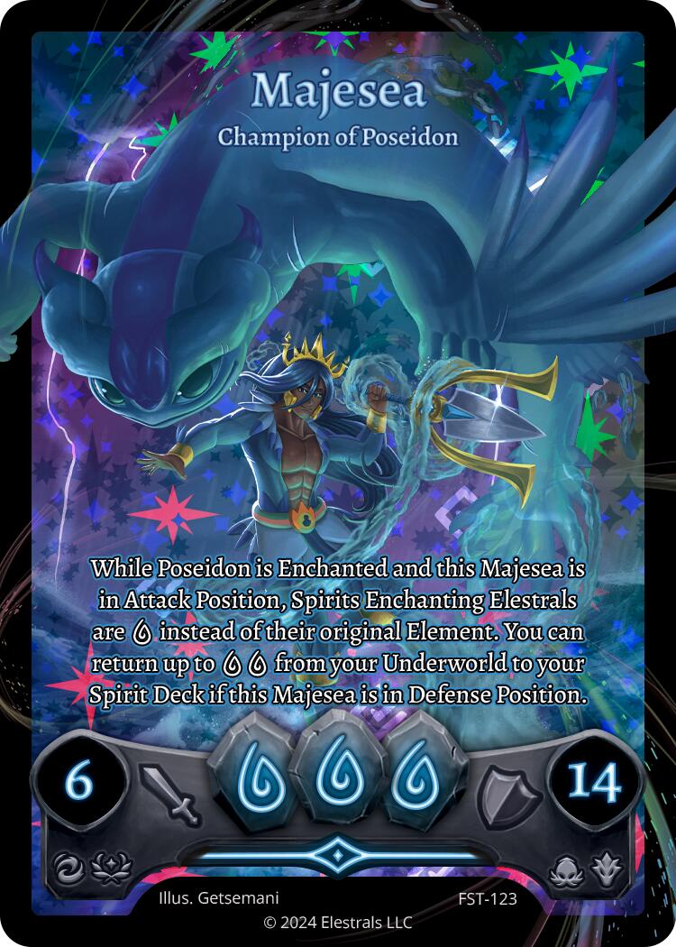 Majesea - Champion of Poseidon (Box Topper)