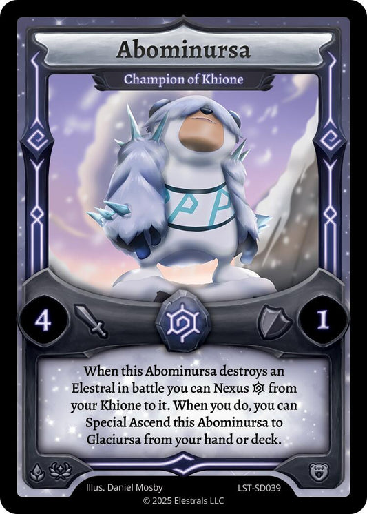 Abominursa - Champion of Khione