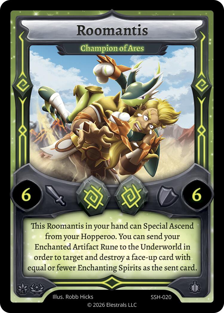 Roomantis - Champion of Ares