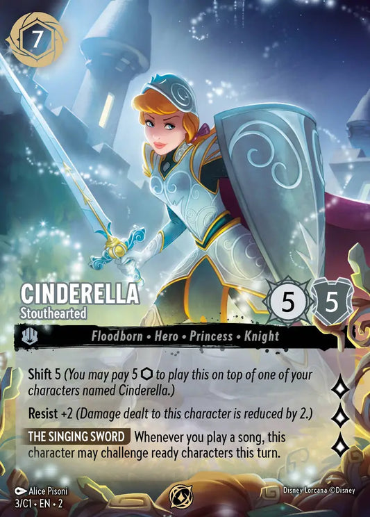 Cinderella - Stouthearted - 3/C1 - Promo - Disney Lorcana
