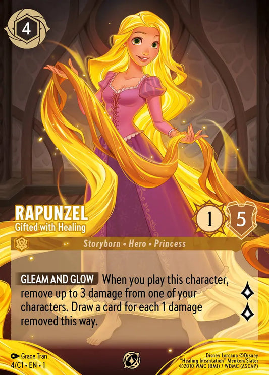 Rapunzel - Gifted with Healing - 4/C1 - Promo - Disney Lorcana
