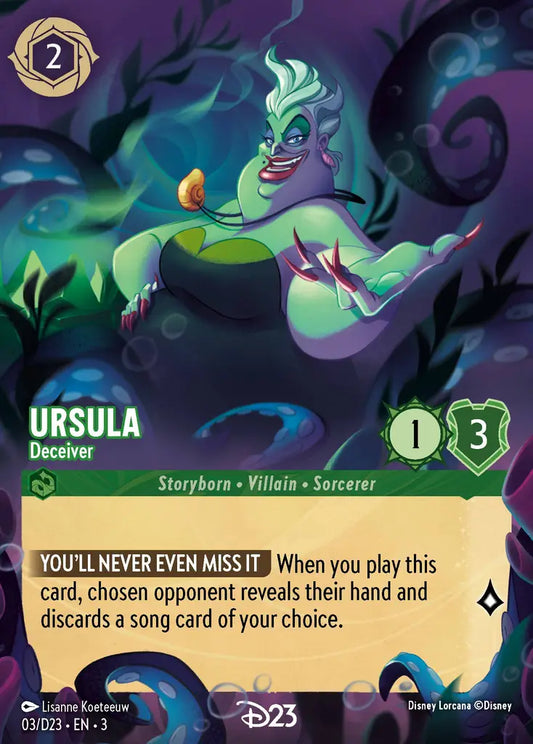 Ursula - Deceiver - 03/D23 - Promo - Disney Lorcana