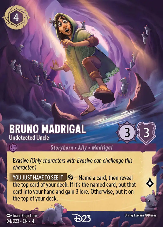 Bruno Madrigal - Undetected Uncle - 04/D23 - Promo - Disney Lorcana