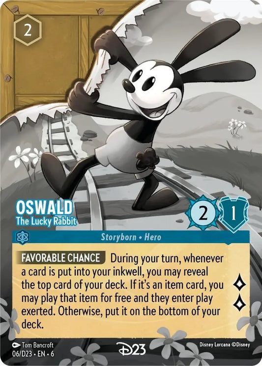 Oswald - The Lucky Rabbit - 06/D23 - Promo - Disney Lorcana