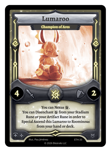 Lumaroo - Champion of Ares ETH-33