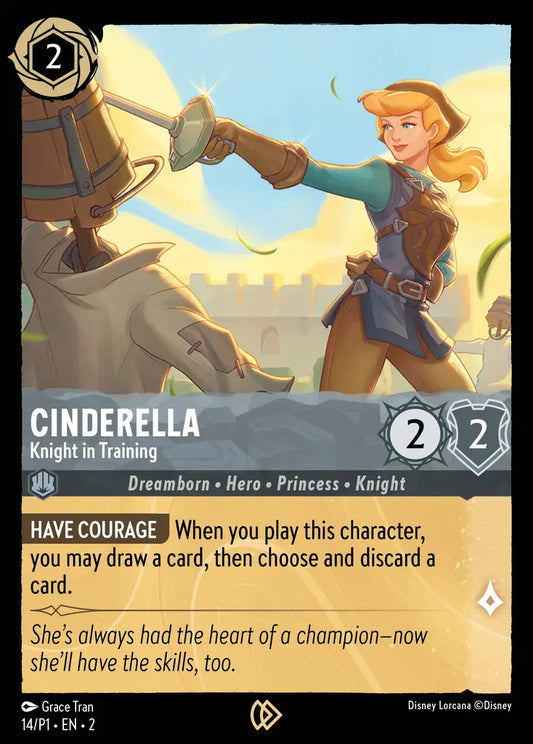 Cinderella - Knight in Training - 14/P1 - Promo - Disney Lorcana