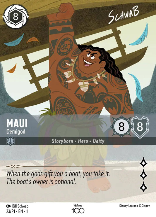 Maui - Demigod - 23/P1 - Promo - Disney Lorcana