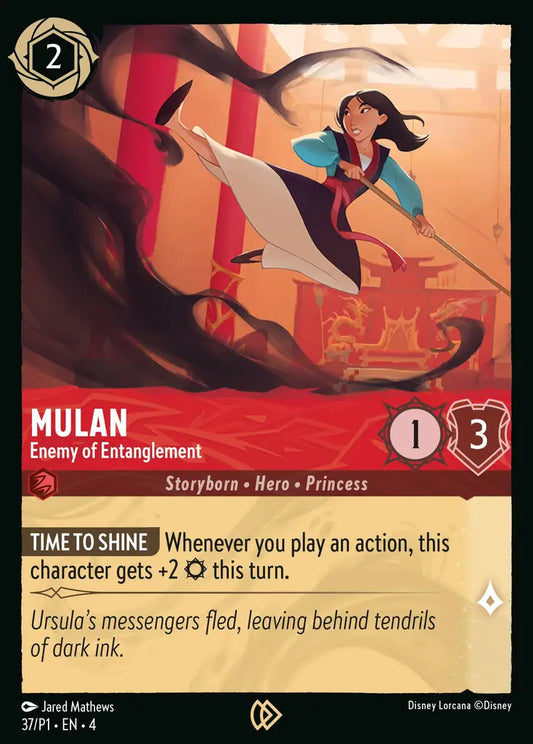 Mulan - Enemy of Entanglement - 37/P1 - Promo - Disney Lorcana