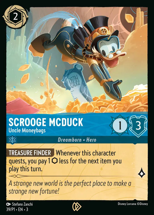 Scrooge McDuck - Uncle Moneybags - 39/P1 - Promo - Disney Lorcana