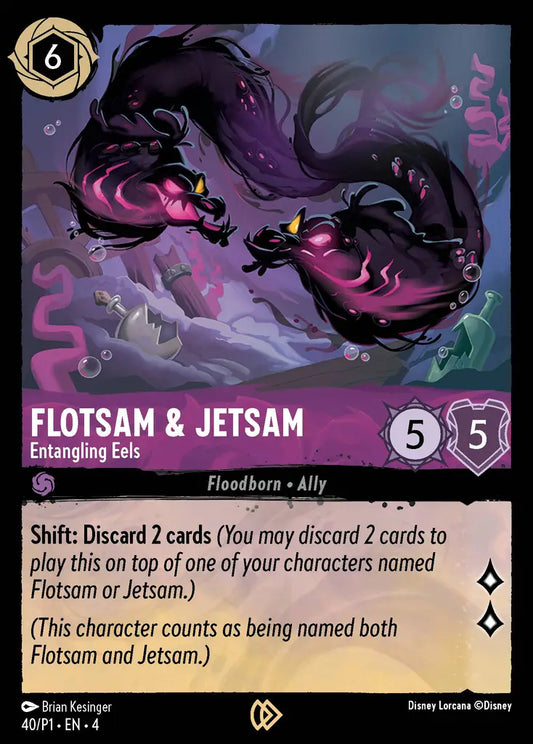 Flotsam & Jetsam - Entangling Eels - 40/P1 - Promo - Disney Lorcana