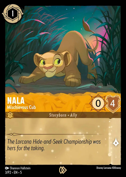 Nala - Mischievous Cub - 3/P2 - Promo - Disney Lorcana