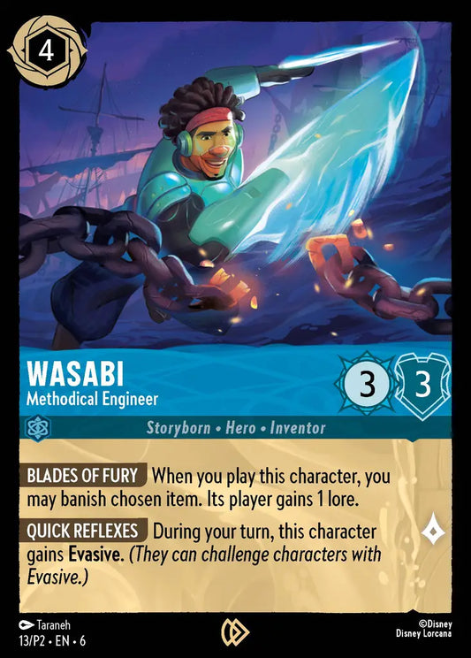 Wasabi - Methodical Engineer - 13/P2 - Promo - Disney Lorcana