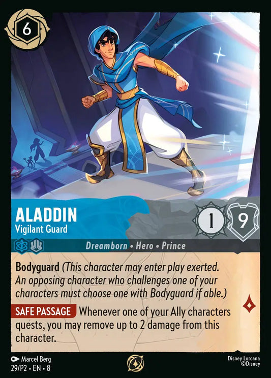 Aladdin - Vigilant Guard - 29/P2 - Promo - Disney Lorcana