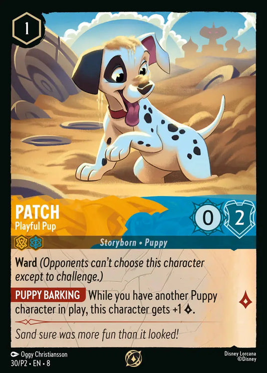 Patch - Playful Pup - 30/P2 - Promo - Disney Lorcana