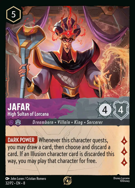 Jafar - High Sultan of Lorcana - 32/P2 - Promo - Disney Lorcana