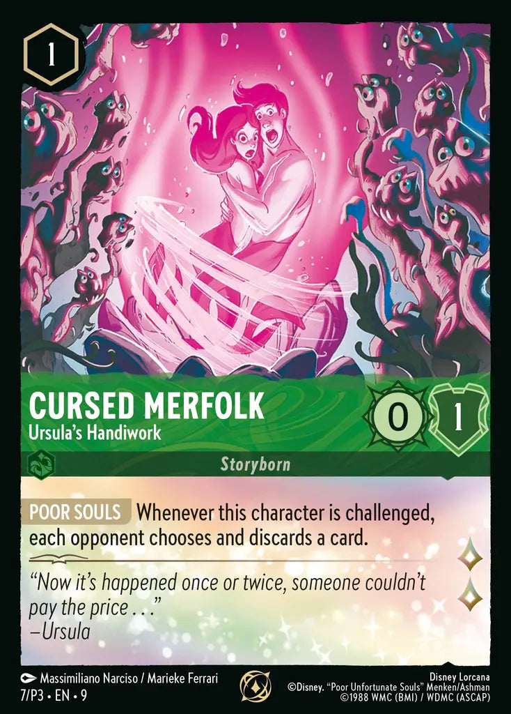 Cursed Merfolk - Ursula's Handiwork - 7/P3 - Promo